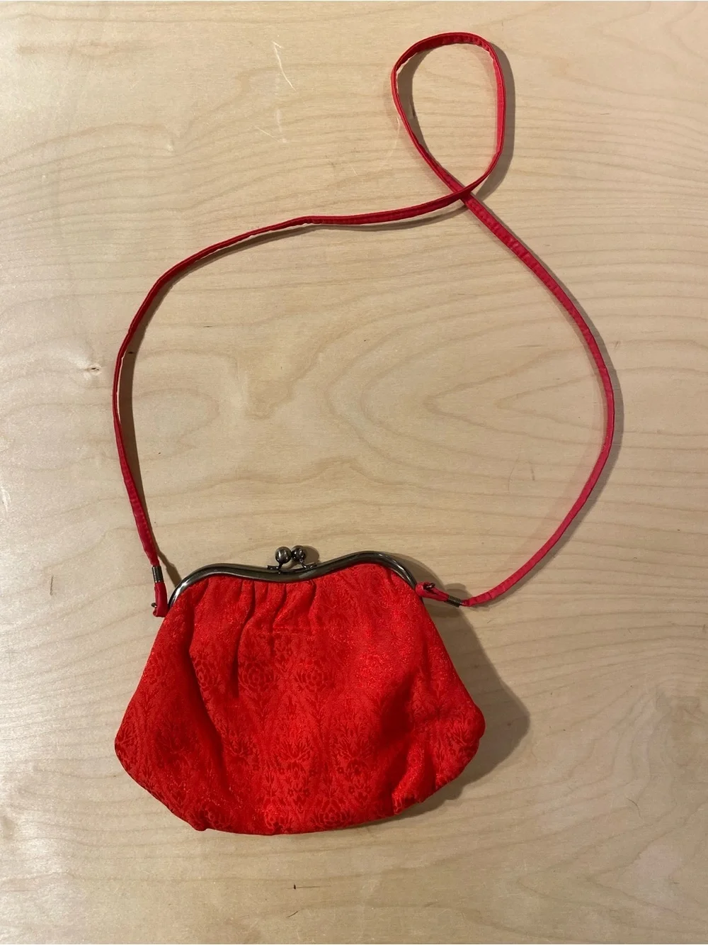 Mitzi Red Women's Crossbody Clutch Bag (RK)